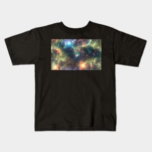 Seamless Stellar Cosmos Texture Patterns XIII Kids T-Shirt